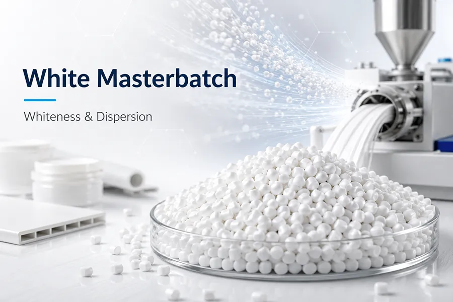 White Masterbatch Whiteness and Dispersion