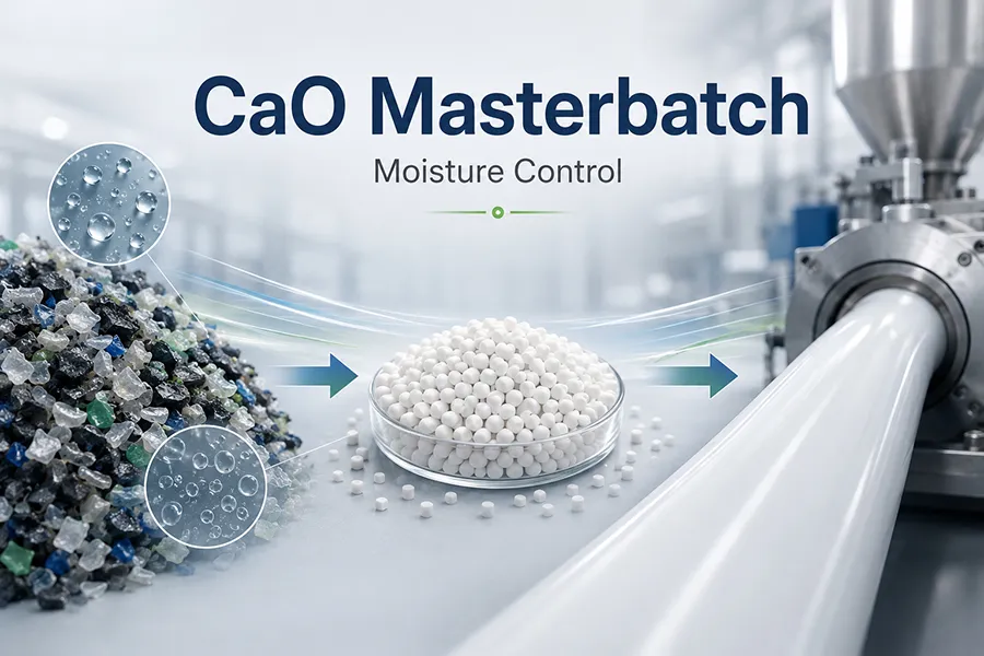 How CaO Masterbatch Solves Moisture & Bubble Problems in Recycled PE and PP Processing