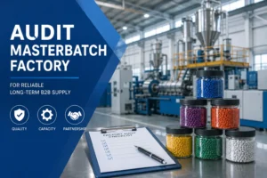 What to Look for When Auditing a Masterbatch Factory for Long-Term B2B Supply