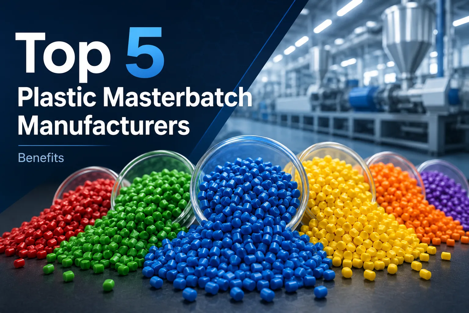 Top 5 Plastic Master Batch Manufacturers & Benefits