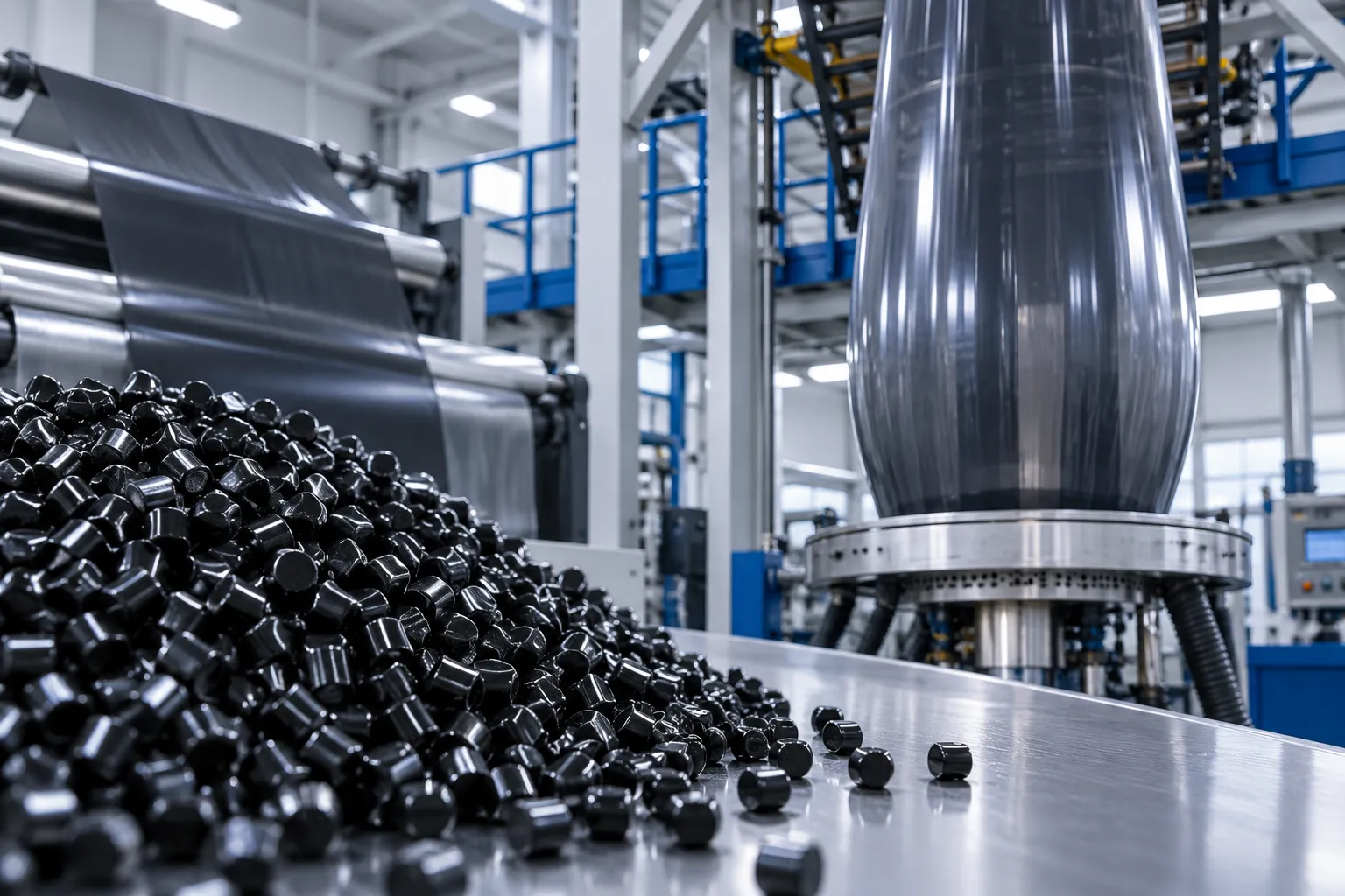 Plastic Black Masterbatch for Thin Film Extrusion Guide